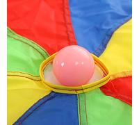 VELATEMOR Umbrella for Kids, Cooperative Tent with Parachute, Game Encourages Interactive Play, Durable Polyester Material (Colorful 2)