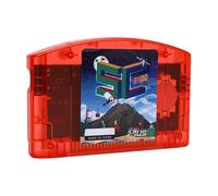 VELATEMOR VELATEMOR Open Source, Fit for N64 Game Console Fast Reading Card Retro HD Gaming with Auto Save Backup, for NES GB GBC SMS GG CHF ROM Emulator (Red Transparent) (Red Transparent)