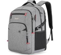 Velaybor 48L Expandable Laptop Backpack, Anti-thief Travel Backpack with USB Charging Port, Airline Approved Business Waterproof Carry on Luggage, Fits 17.3" Laptop for Men Women