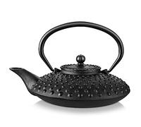 Velaze Cast Iron Teapot, Japanese Cast Iron Teapot, Durable Cast Iron with a Fully Enameled Interior, Beautiful Hammered Design, 780ML/ 26OZ
