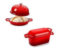 Velaze Enameled Cast Iron Dutch Oven for Bread Making