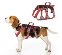 Velbano Leak Proof Dog Harness, Escape Artist Harness, Reflective Dog Harness with Adjustable Durable Anti-Pull Vest and Padded Handle for Small Medium Dogs