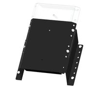VELCKING MJ-1-DP Jack Plate 4'' Setback Small Engine Jack Plate Adjustable Outboard Engine Jack Plate for Boats, Up to 35HP, Manual Height Adjustment, Includes Mounting Hardware (Black)