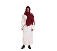 Velcoxplay Adult Halloween Jesus Costume Men's Christ Saint Robe Biblical Religious Holy Robe Halloween Party Role Play XL