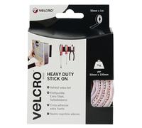 Velcro® Brand 50mmx1M WHITE STICK-ON HEAVY DUTY TAPE