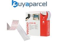VELCRO Brand 60219 VELCRO Brand Stick On Tape 20mm x 10m White VEL60219