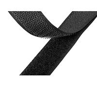 Velcro Brand Black Sew On Tape Hook and Loop 30mm 1 metre Hook and 1 metre Loop | Multiples Sent as Continuous Length
