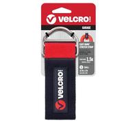 VELCRO Brand Easy Hang Stretch Storage Strap | Heavy Duty Holds 20lbs | Elastic Stretches 1.5X Length | Wrap Extension Cords, Bundle Poles and Tool Handles | Small, 16 Inch