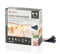 VELCRO Brand, Extra Thin Low Profile Hook & Loop Tape, 50mm x 5m - Black