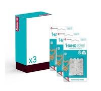 VELCRO Brand HANGables Removable Clear Micro Hooks, Holds 250g, 18 Pack
