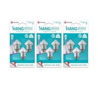 Velcro Brand - HANGables Removable Wire Utility Hook - 9 x Hooks - Holds 500g per Hook - Perfect for Keys, Ultility Items & Other Lightweight Items.
