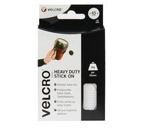 VELCRO Brand VEL-EC60249 Heavy Duty Stick On Coins 45mm White 6 Sets