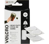 VELCRO® Brand | Heavy Duty Stick On Coins | Industrial Strength Hook & Loop Se