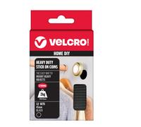 VELCRO Brand | Heavy Duty Stick On Coins | Industrial Strength Hook & Loop Self Adhesive Sticky Coins | Perfect for Room Décor & Home Office Garage U