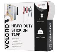 Velcro® Brand 60244 Heavy-Duty Stick On Tape 50Mm X 5M White