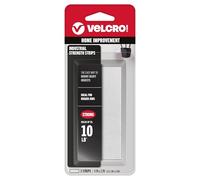 VELCRO Brand - Industrial Strength - 2" x 4" Strips, 2 Sets - White