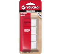VELCRO Brand Mounting Squares | Pack of 32 | 7/8 Inch White | Adhesive Sticky Back Hook and Loop Fasteners for Home, Office or Crafting | Strong Secure Hold (90923)