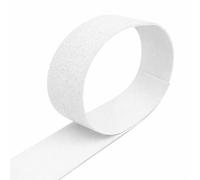 VELCRO® Brand ONE-WRAP® Back-to-Back Tape Roll, 20mm Wide Reusable Self-Gripping Cable Wrap for Cable Management, Cut-to-Length Hook & Loop Strap, Pre-Packed 1m-25m Roll Options (White, 20MMX2M)