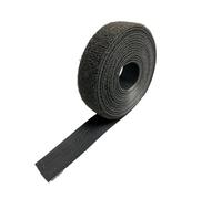 VELCRO® Brand ONE-WRAP® Back-to-Back Tape Roll, Black Reusable Self-Gripping Wrap for Cable Management & Bundling, 25mm Standard, 50mm Heavy Duty, 107mm Extra-Wide Heavy Duty (25MMX4M)