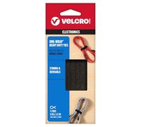 VELCRO Brand ONE-WRAP Bundling Strap - Reusable Fasteners for Keeping Cords and Cables Tidy - 8" x 1/2", 5 Ties, Black