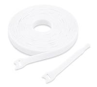 VELCRO® Brand ONE-WRAP Reusable Cable Ties 20 mm x 200 mm (100, White)