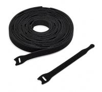 VELCRO® Brand ONE-WRAP Reusable Cable Ties 20 mm x 200 mm (20, Black)
