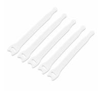 VELCRO® Brand ONE-WRAP Reusable Cable Ties 20 mm x 200 mm (5, White)