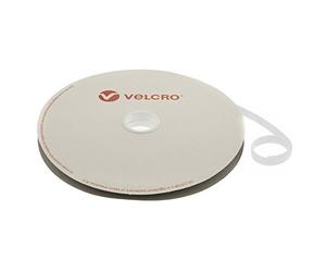 VELCRO® Brand ONE-WRAP® White Hook and Loop 10mm x 25mt roll