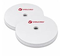 VELCRO® Brand Premium Sew-On Hook and Loop Tape Set, White, 20mm x 25m | 25m of each side; non-adhesive nylon for pale clothing and fabric covers