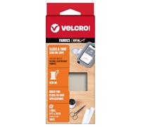 Velcro Brand, Slim and Thin, for Textiles., White, 6ft x 3/4in