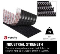 VELCRO® Brand Stick On Self Adhesive Hook & Loop Tape - Multi-Purpose