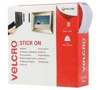 VELCRO Brand 60219 VELCRO Brand Stick On Tape 20mm x 10m White