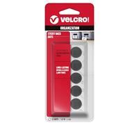 VELCRO Brand Sticky Back Hook and Loop Fasteners, Perfect for Home or Office, 5/8", Pack of 15, Black, Coins