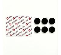 VELCRO® Brand Sticky Back Hook & Loop Coins - Round Pads - Genuine PS14 Adhesive Indoor Fasteners for Home, Office, Crafts & DIY Organisation (Black, 30mm x 6 Pairs)