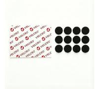 VELCRO® Brand Sticky Back Hook & Loop Coins - Round Pads - PS14 Adhesive (Black, 45mm x 12 Pairs)