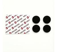 VELCRO® Brand Sticky Back Hook & Loop Coins - Round Pads - PS14 Adhesive (Black, 75mm x 4 Pairs)