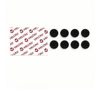 VELCRO® Brand Sticky Back Hook & Loop Coins - Round Pads - PS14 Adhesive (Black, 75mm x 8 Pairs)