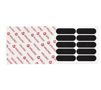 VELCRO® Brand Sticky Back Hook & Loop Strips with Rounded Ends Designed to Help Reduce Edge Lifting - PS14 Adhesive - 25mm x 100mm - 10 Pairs - Black