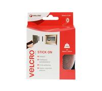 VELCRO Brand Stick On Tape , Cut-to-Length Strong Hook & Loop Self Adhesive Sticky Tape Perfect for Room Décor & Home, Office, Garage Use . White , 20mm x 2.5m