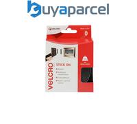 VELCRO Stick on Tape 20mm x 2.5m (Black)