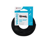 VELCRO® Brand VEL-EC60253 Reusable Ties 10mm x 5m Black 1 Roll