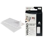 Velcro Brand VELCRO Brand Heavy-Duty Stick On Strips (2) 50 x100mm White