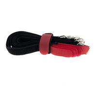 Velcro Cable Ties 300 x 20 cm Black/Red Fleece/Velcro Crossed Pack of 10