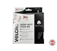 VELCRO Heavy Duty Adhesive Stick On Tape 50mm x 2.5m White | Brand New