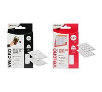VELCRO® | Heavy Duty Stick On Coins | Industrial Strength Hook & Loop Self Adhesive Sticky Coins & Brand Stick On Coins Double Sided Hook & Loop Self Adhesive Sticky Coins