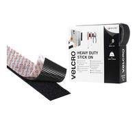 VELCRO® BRAND HEAVY DUTY STICK ON SELF ADHESIVE 50MM BLACK/WHITE HOOK & LOOP