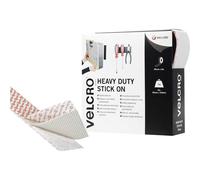 VELCRO® BRAND HEAVY DUTY STICK ON SELF ADHESIVE 50MM BLACK/WHITE HOOK & LOOP