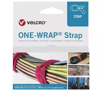 Velcro ONE-WRAP cable tie Releasable cable tie Polypropylene (PP) Velcro Black 100 pc(s)
