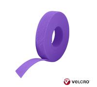 Cablenet 25m Reel x 20mm Velcro One Wrap Continuous Tape Purple