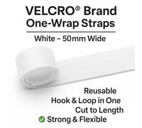 Cablenet 25m Reel x 50mm Velcro One Wrap Continuous Tape Black